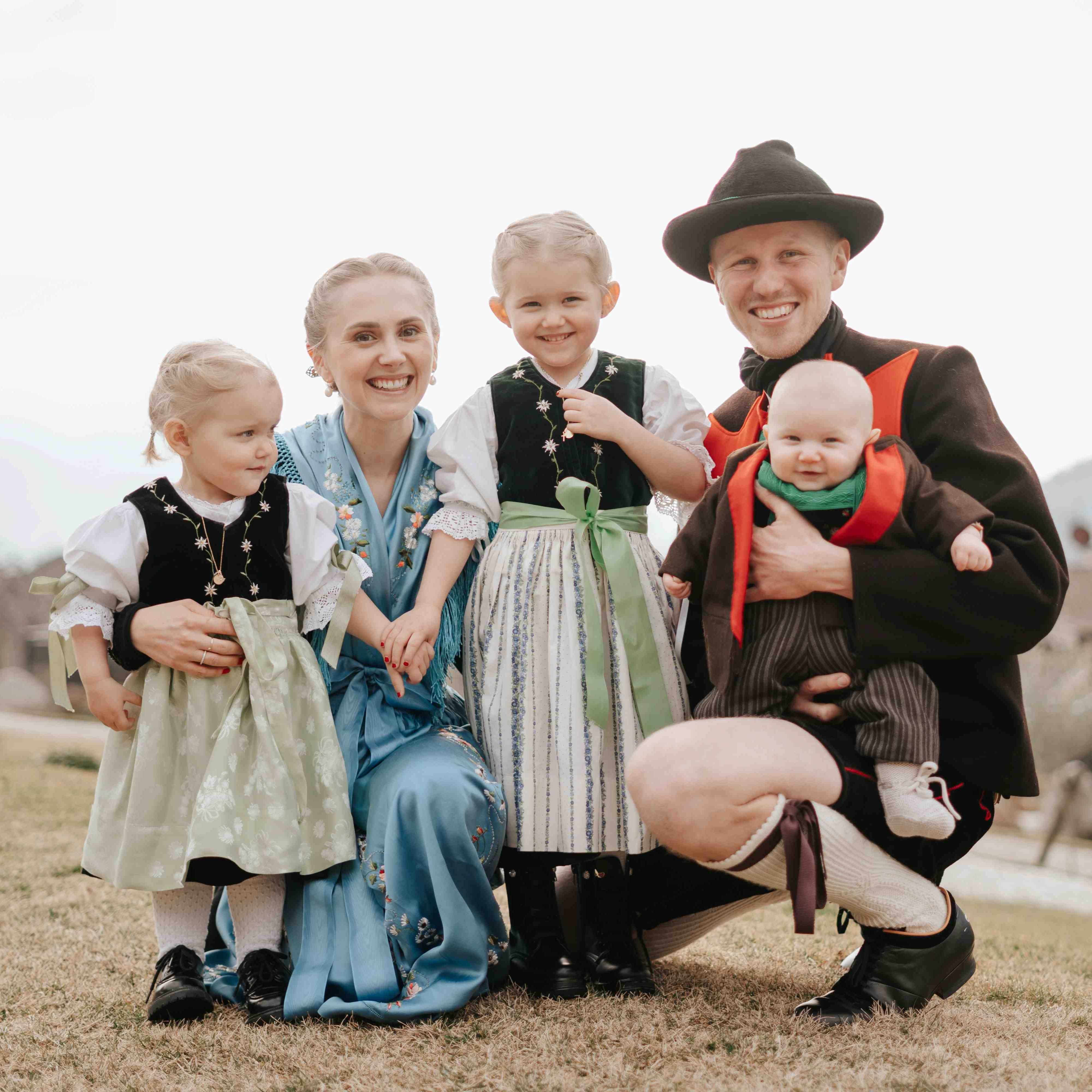 Familie Ladurner beim Stollhof in Algund bei Meran
